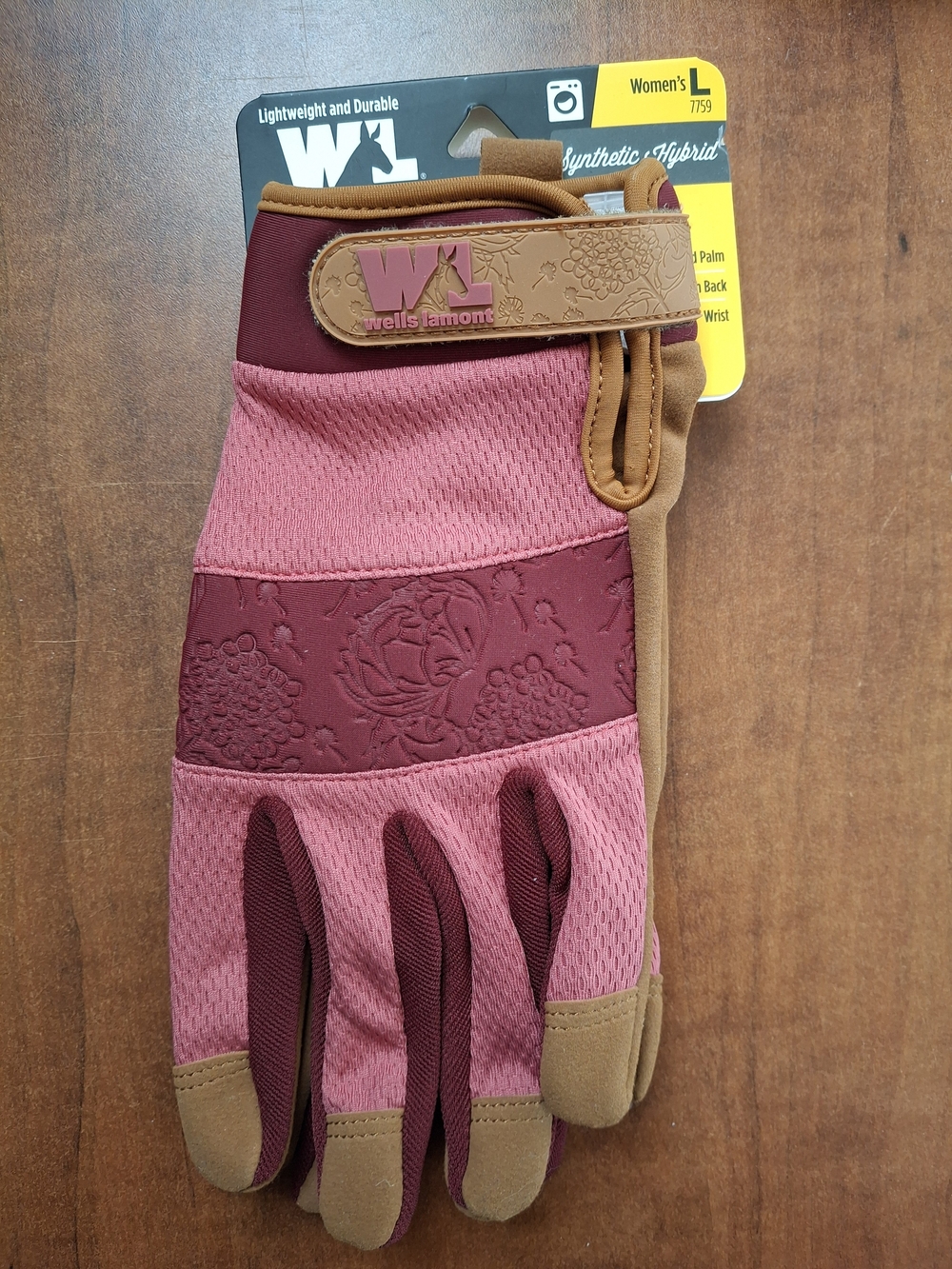 Wells Lamont Womens Outdoor Work Gloves Pink Lg - 7759L-700